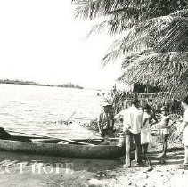 Lynn Reynolds, Public Health nurse, at the lakefront in Pontal